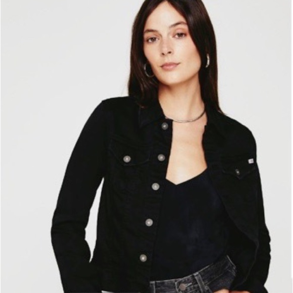 AG robyn black jean jacket